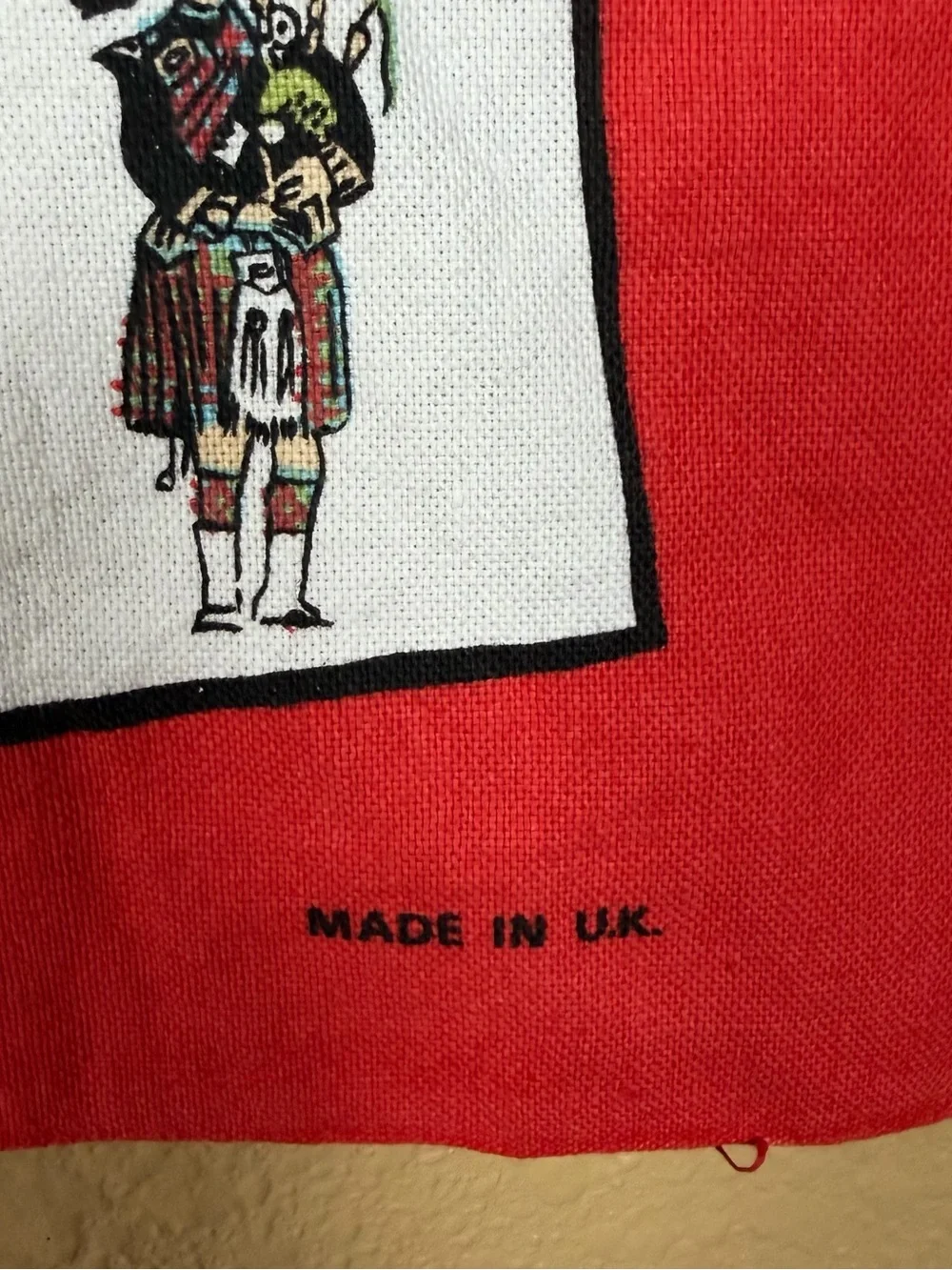 VTG Glen Appin Scotland Kitchen Towels Lot of 2 Scottish Tea Towels Cotton UK